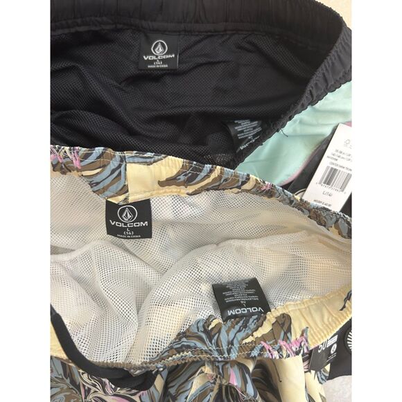 Volcom Stone Bundle NWT 2 Pairs Boys Large Swim Trunks - Picture 6 of 7